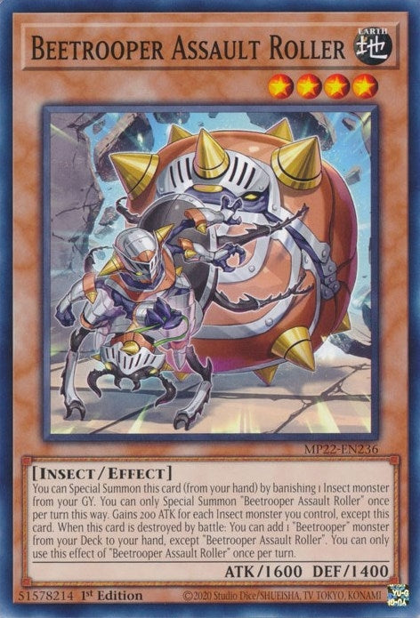 Beetrooper Assault Roller (22236) (MP22) - YuGiOh Single