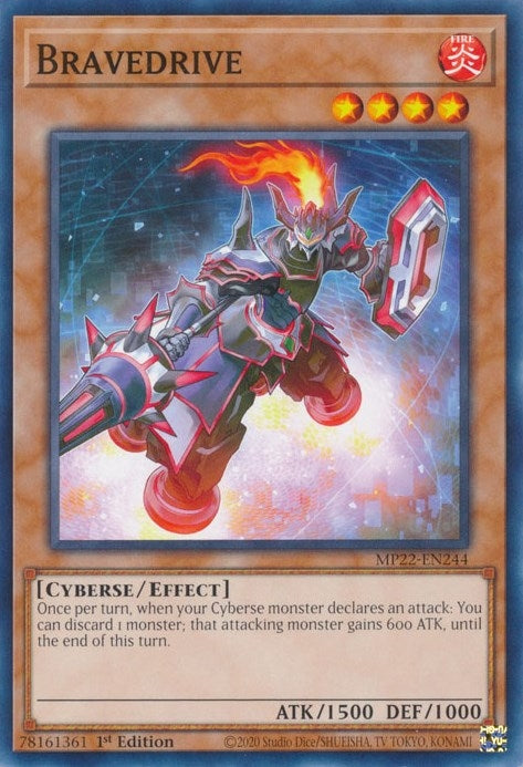 Bravedrive (22244) (MP22) - YuGiOh Single