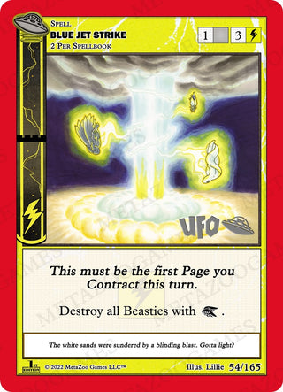 Blue Jet Strike (54) (UFOFE-SP) - MetaZoo Single