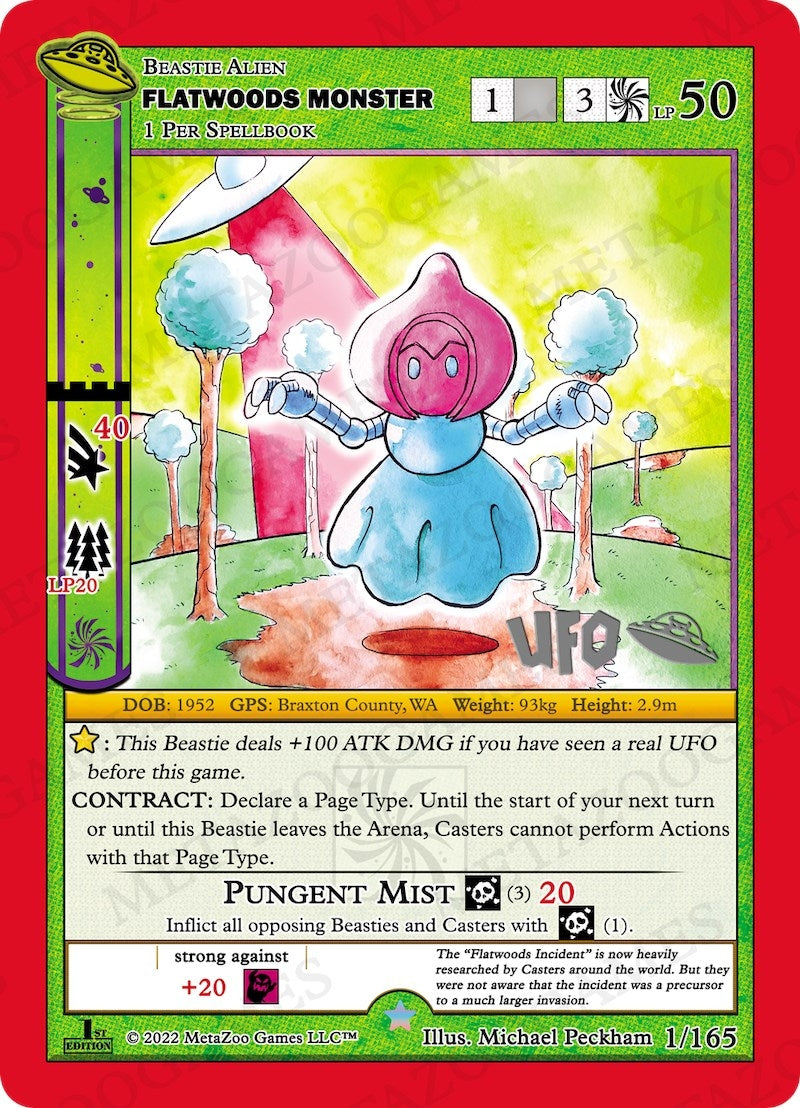Flatwoods Monster (1) (UFOFE-SP) - MetaZoo Single