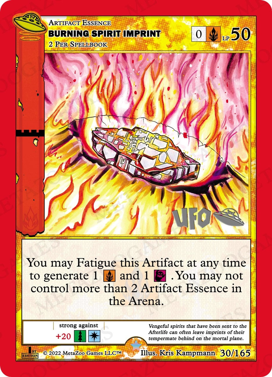 Burning Spirit Imprint (30) (UFOFE-SP) - MetaZoo Single