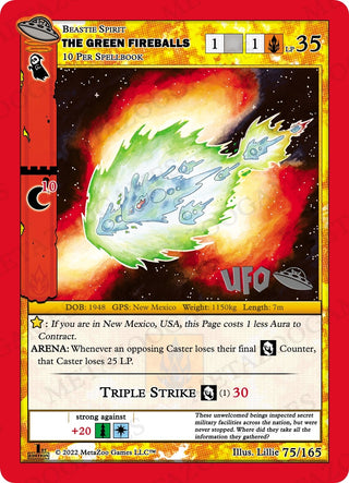 The Green Fireballs (75) (UFOFE-SP) - MetaZoo Single