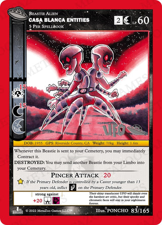 Casa Blanca Entities (83) (UFOFE-SP) - MetaZoo Single