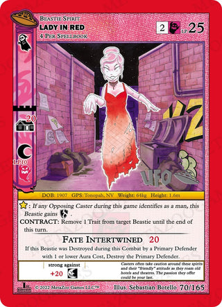 Lady In Red (70) (UFOFE-SP) - MetaZoo Single