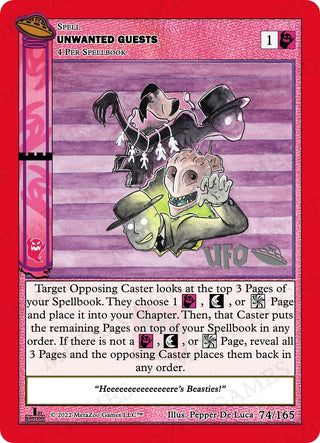 Unwanted Guests (74) (UFOFE-SP) - MetaZoo Single