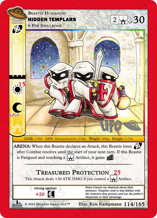 Hidden Templars (114) (UFOFE-SP) - MetaZoo Single