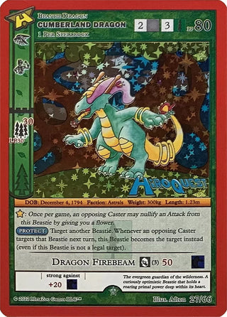 Cumberland Dragon (27) (HQPR) - MetaZoo Single