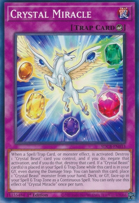 Crystal Miracle (33) (SDCB) - YuGiOh Single