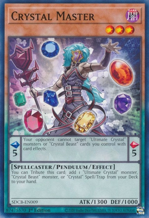 Crystal Master (9) (SDCB) - YuGiOh Single