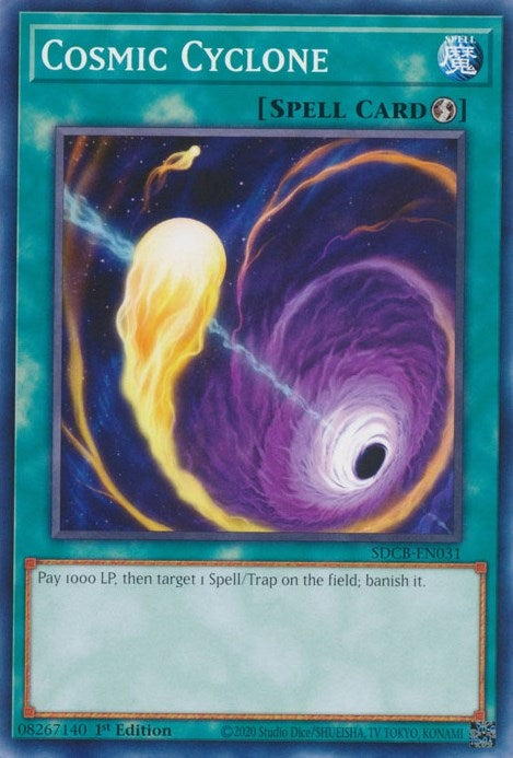 Cosmic Cyclone (31) (SDCB) - YuGiOh Single