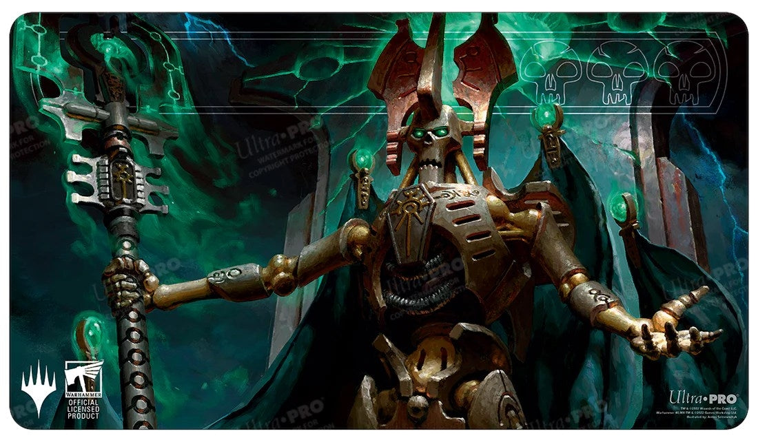 Warhammer 40K Commander Szarekh the Silent King Playmat for Magic: The Gathering - Playmats Sealed