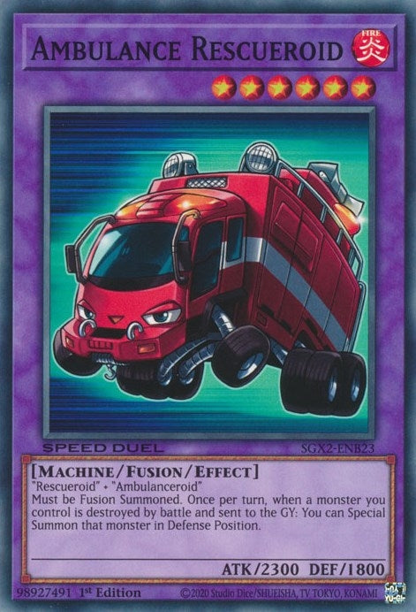 Ambulance Rescueroid (223) (SGX2) - YuGiOh Single