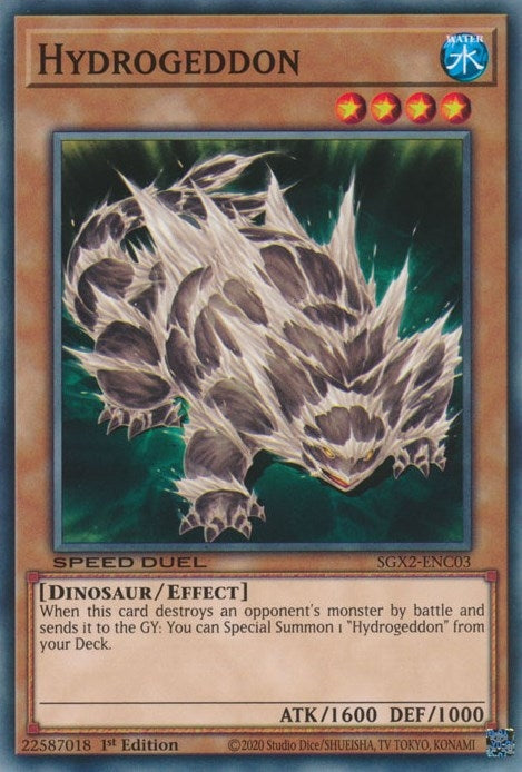 Hydrogeddon (203) (SGX2) - YuGiOh Single