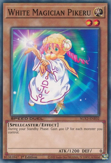 White Magician Pikeru (202) (SGX2) - YuGiOh Single