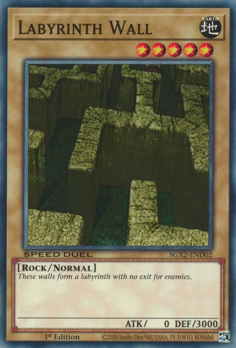 Labyrinth Wall (202) (SGX2) - YuGiOh Single