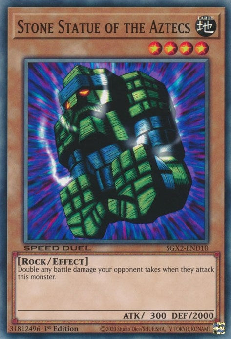 Stone Statue of the Aztecs (210) (SGX2) - YuGiOh Single