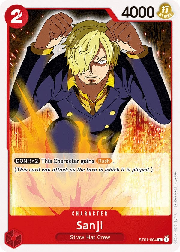 Sanji (1004) (ST-01) - One Piece Card Game Single