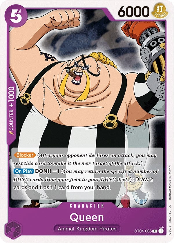 Queen (4005) (ST-04) - One Piece Card Game Single