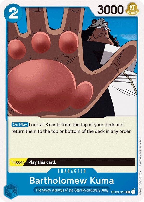 Bartholomew Kuma (3010) (ST-03) - One Piece Card Game Single