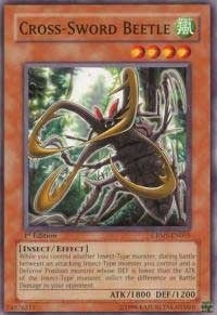 Cross-Sword Beetle (35) (CRMS) - YuGiOh Single