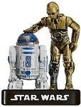 C-3PO and R2-D2 - Star Wars Miniatures Sealed