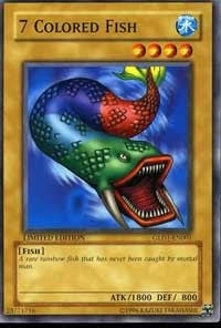 7 Colored Fish (1001) (GLD1) - YuGiOh Single