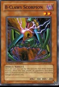 8-Claws Scorpion (1007) (GLD1) - YuGiOh Single