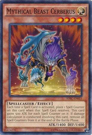 Mythical Beast Cerberus (15) (SDSC) - YuGiOh Single