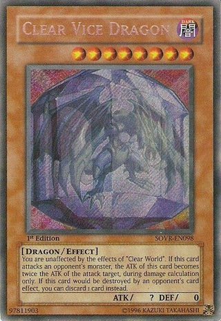 Clear Vice Dragon (98) - YuGiOh Single