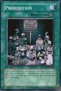 Prohibition (22) (SDMM) - YuGiOh Single