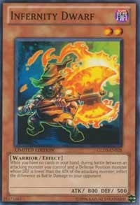 Infernity Dwarf (3028) (GLD3) - YuGiOh Single
