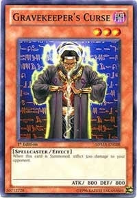 Gravekeeper’s Curse (8) (SDMA) - YuGiOh Single