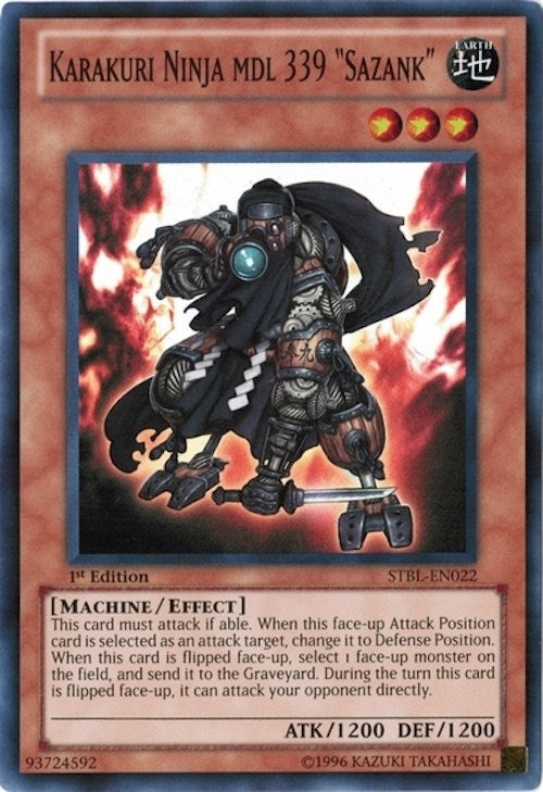 Karakuri Ninja mdl 339 ’Sazank’ (22) - YuGiOh Single