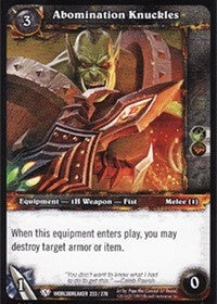 Abomination Knuckles - WoW Single