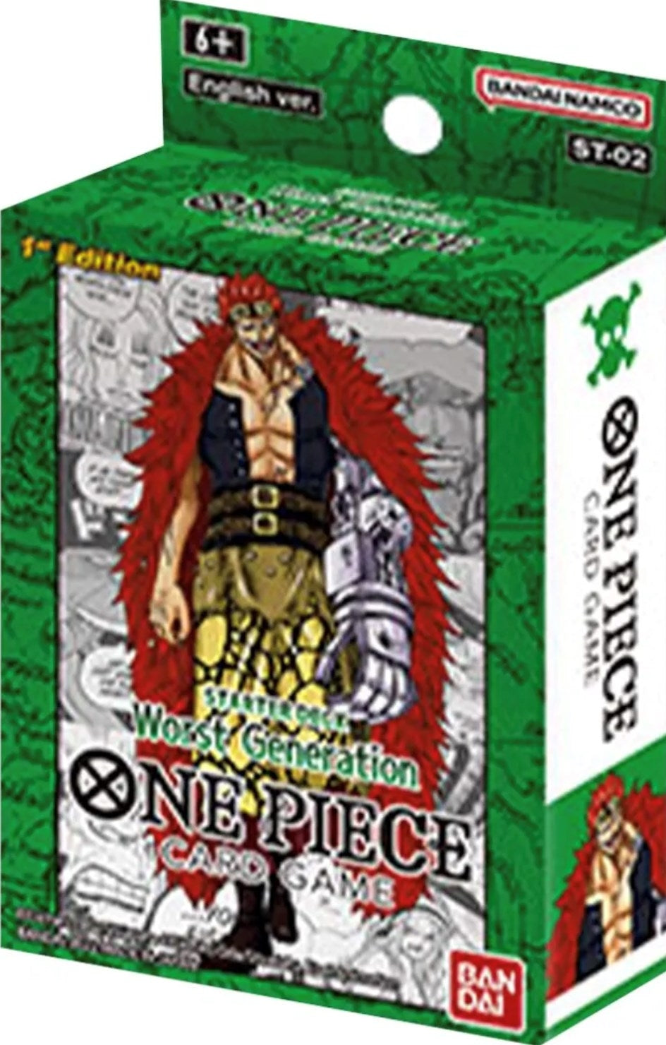 Super Pre-Release Starter Deck 2: Worst Generation (ST-02 PRE) - One Piece Card Game Sealed