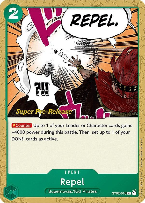 Repel (2016) (ST-02 PRE) - One Piece Card Game Single
