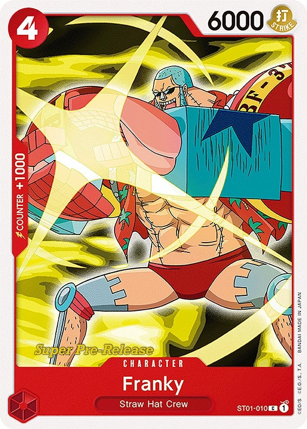 Franky (1010) (ST-01 PRE) - One Piece Card Game Single