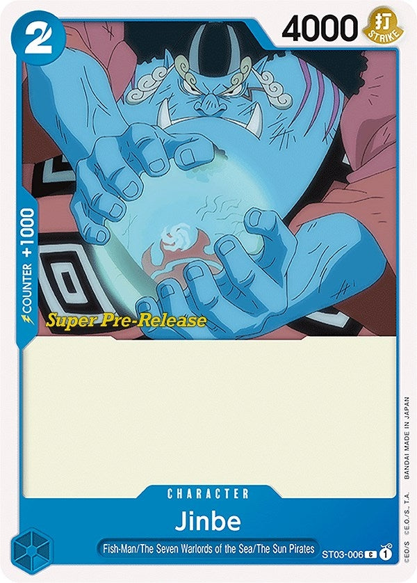 Jinbe (3006) (ST-03 PRE) - One Piece Card Game Single