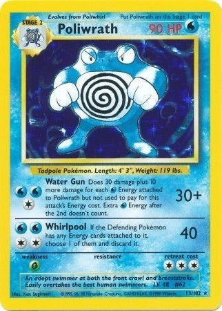 Image for Poliwrath (013/102) (Base Set) - Pokemon
