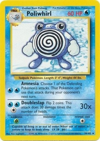 Image for Poliwhirl (038/102) (Base Set) - Pokemon