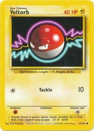Image for Voltorb (067/102) (Base Set) - Pokemon