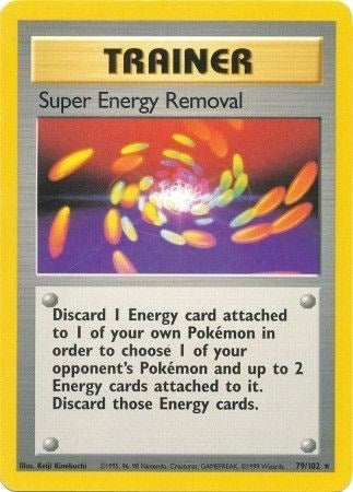 Image for Super Energy Removal (079/102) (Base Set) - Pokemon