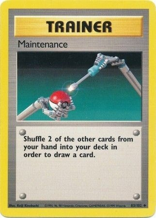 Image for Maintenance (083/102) (Base Set) - Pokemon
