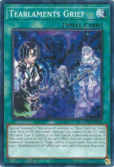 Tearlaments Grief (56) (DABL) - YuGiOh Single