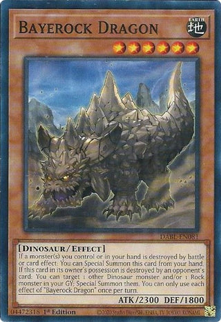 Bayerock Dragon (81) (DABL) - YuGiOh Single