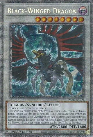 Black-Winged Dragon (Starlight Rare) (100) (DABL) - YuGiOh Single