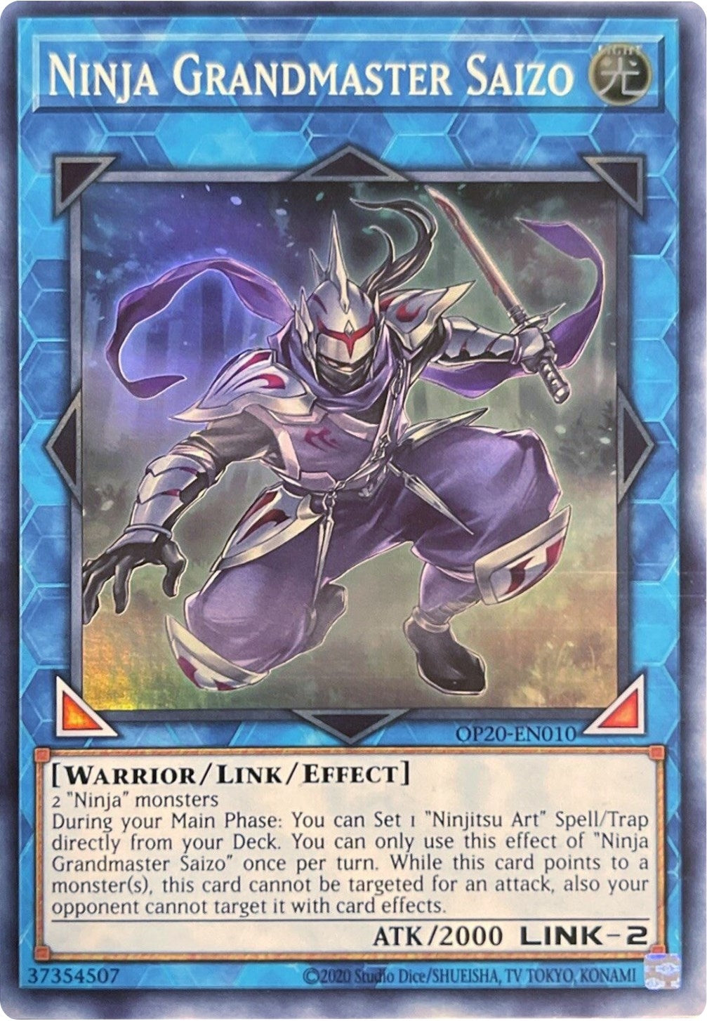 Ninja Grandmaster Saizo (20010) (OP20) - YuGiOh Single