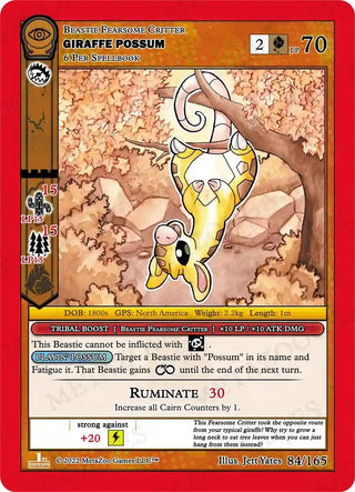 Giraffe Possum (84) (SCE1E) - MetaZoo Single