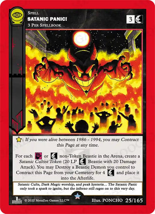 Satanic Panic! (25) (SCE1E) - MetaZoo Single