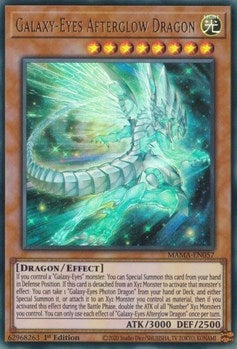 Galaxy-Eyes Afterglow Dragon (57) (MAMA) - YuGiOh Single